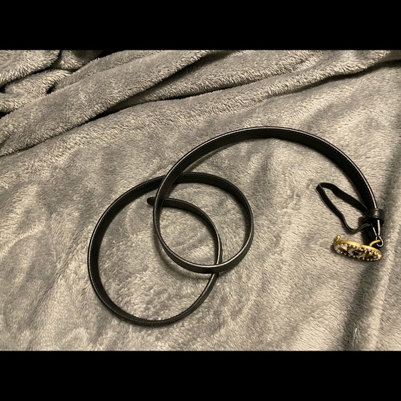 Gucci Leather Belt with Pearl Double G Buckle - Picture 3 of 5